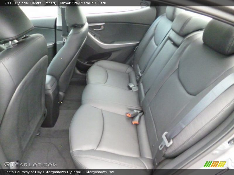Harbor Gray Metallic / Black 2013 Hyundai Elantra Limited