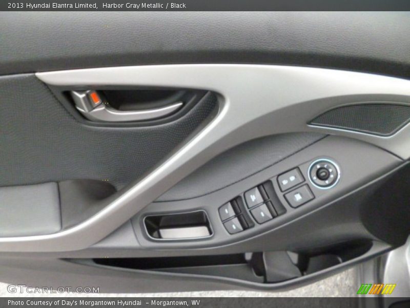 Harbor Gray Metallic / Black 2013 Hyundai Elantra Limited
