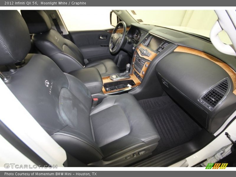 Front Seat of 2012 QX 56