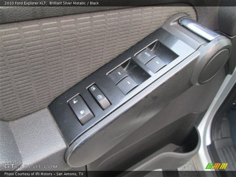Brilliant Silver Metallic / Black 2010 Ford Explorer XLT