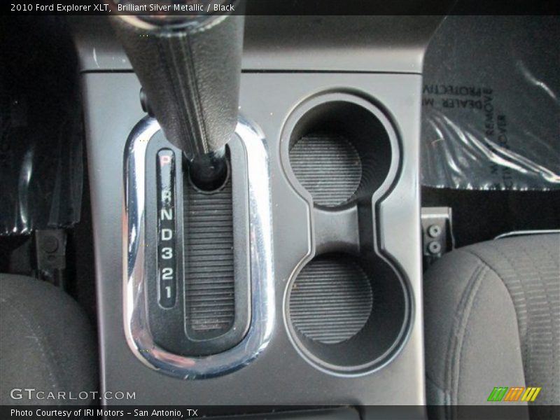 Brilliant Silver Metallic / Black 2010 Ford Explorer XLT