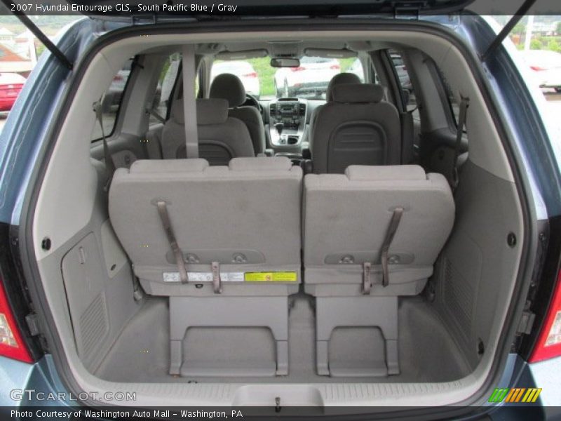 South Pacific Blue / Gray 2007 Hyundai Entourage GLS