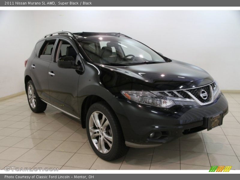 Super Black / Black 2011 Nissan Murano SL AWD