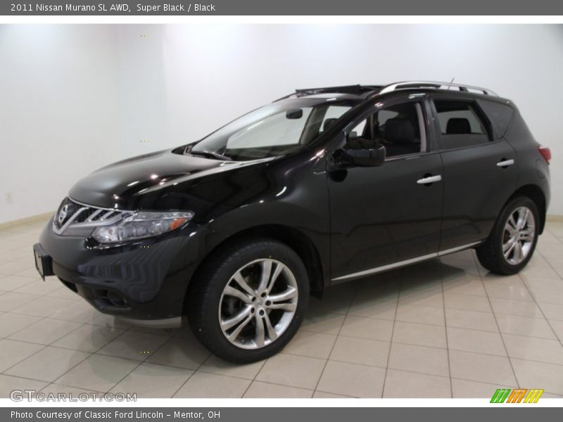 Super Black / Black 2011 Nissan Murano SL AWD