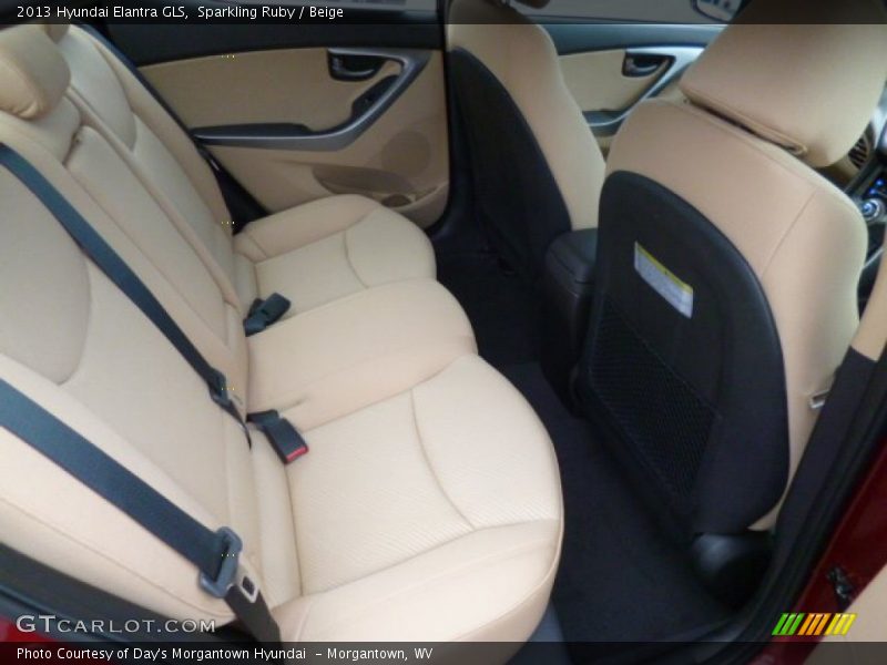 Sparkling Ruby / Beige 2013 Hyundai Elantra GLS