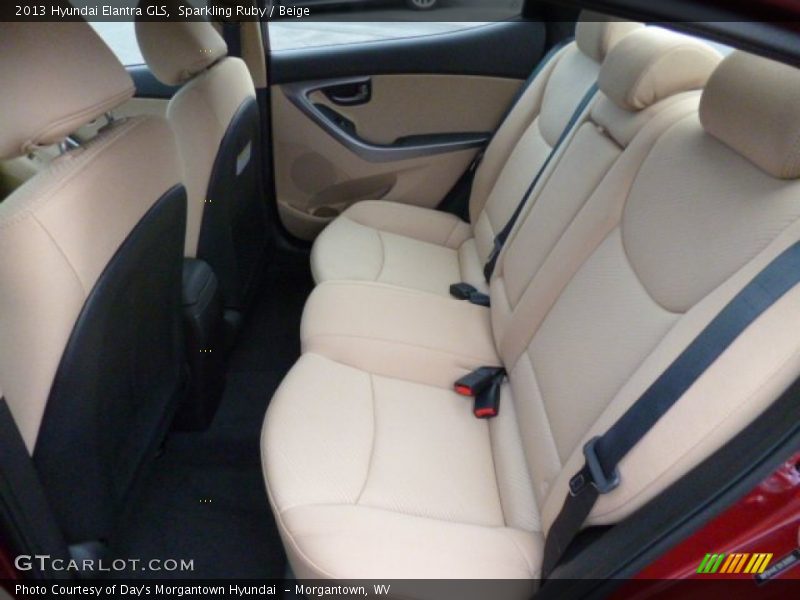 Sparkling Ruby / Beige 2013 Hyundai Elantra GLS