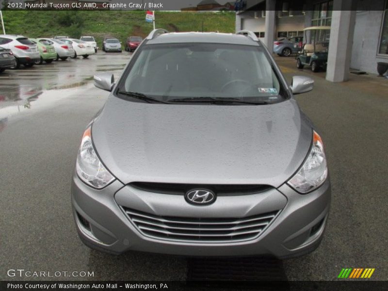 Graphite Gray / Black 2012 Hyundai Tucson GLS AWD