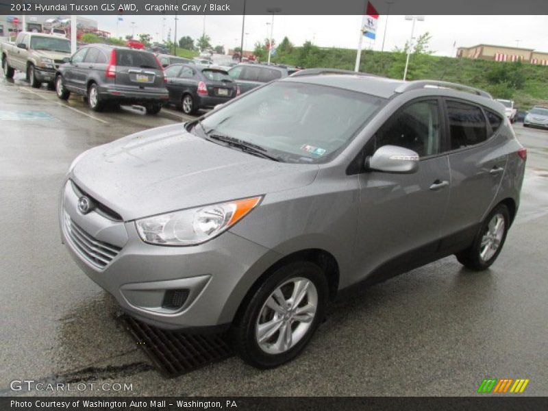 Graphite Gray / Black 2012 Hyundai Tucson GLS AWD