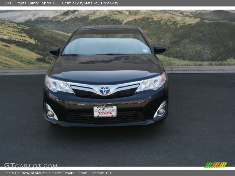 Cosmic Gray Metallic / Light Gray 2013 Toyota Camry Hybrid XLE