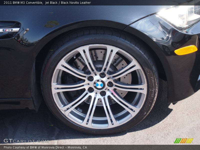 Jet Black / Black Novillo Leather 2011 BMW M3 Convertible