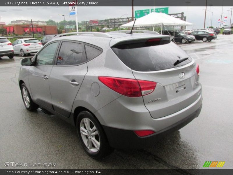 Graphite Gray / Black 2012 Hyundai Tucson GLS AWD