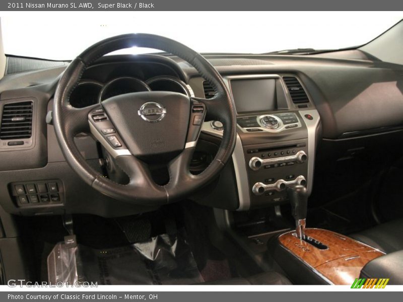 Super Black / Black 2011 Nissan Murano SL AWD