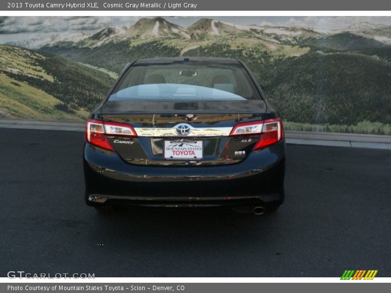 Cosmic Gray Metallic / Light Gray 2013 Toyota Camry Hybrid XLE