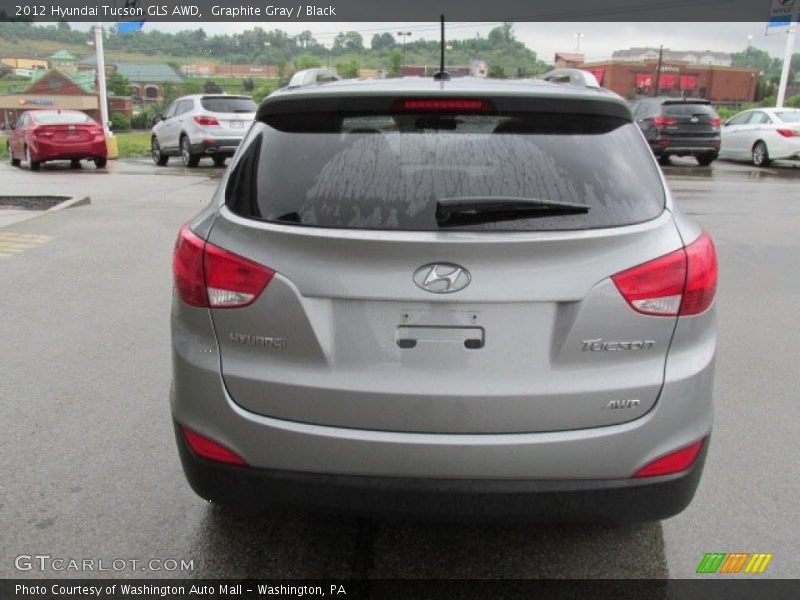 Graphite Gray / Black 2012 Hyundai Tucson GLS AWD