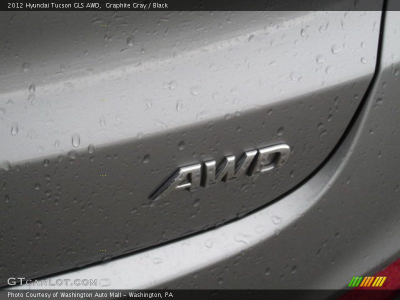 Graphite Gray / Black 2012 Hyundai Tucson GLS AWD