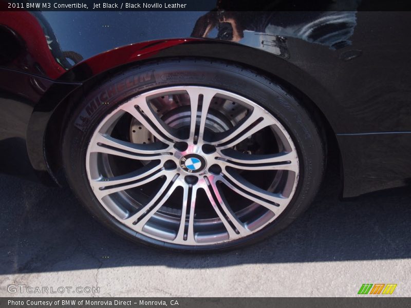 Jet Black / Black Novillo Leather 2011 BMW M3 Convertible