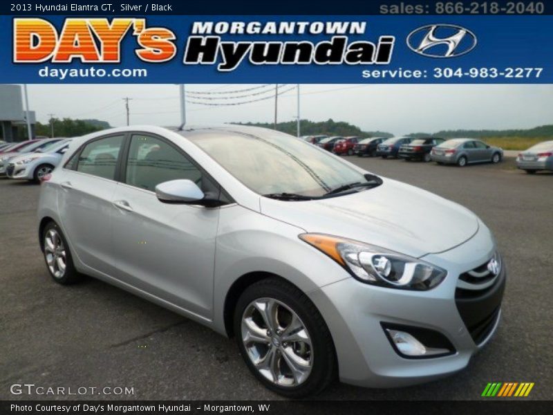 Silver / Black 2013 Hyundai Elantra GT