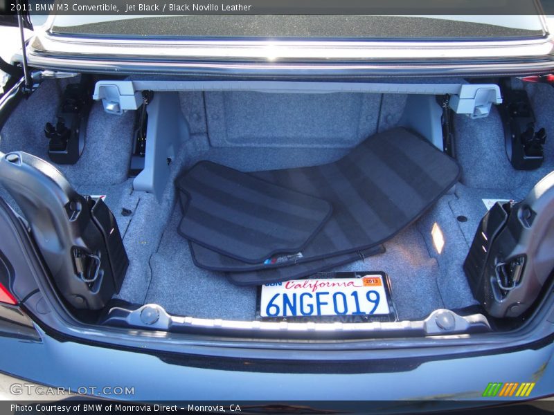 Jet Black / Black Novillo Leather 2011 BMW M3 Convertible