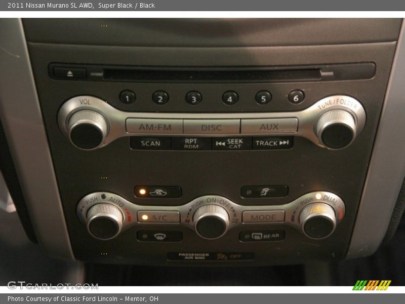 Super Black / Black 2011 Nissan Murano SL AWD