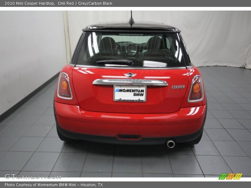 Chili Red / Grey/Carbon Black 2010 Mini Cooper Hardtop