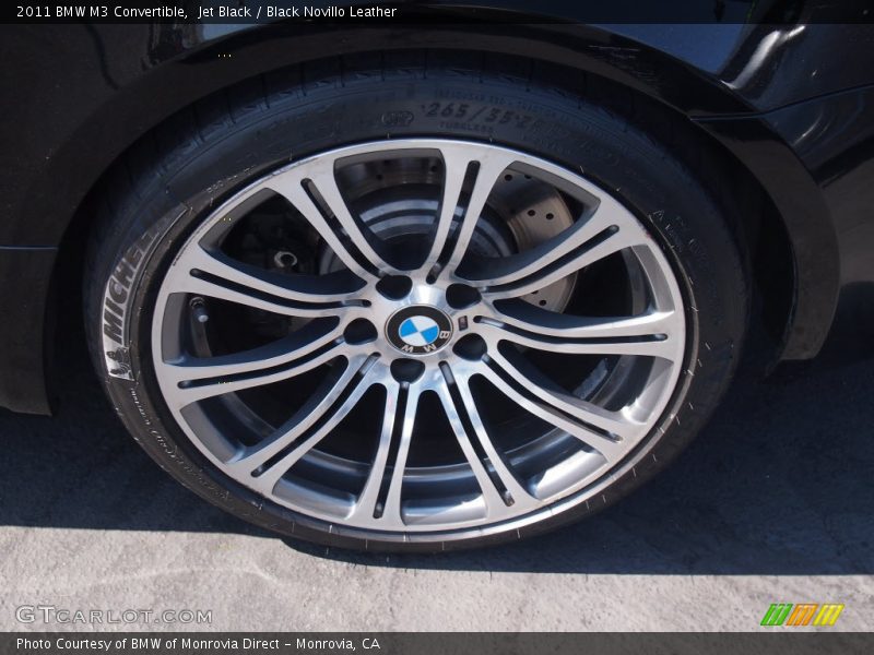Jet Black / Black Novillo Leather 2011 BMW M3 Convertible