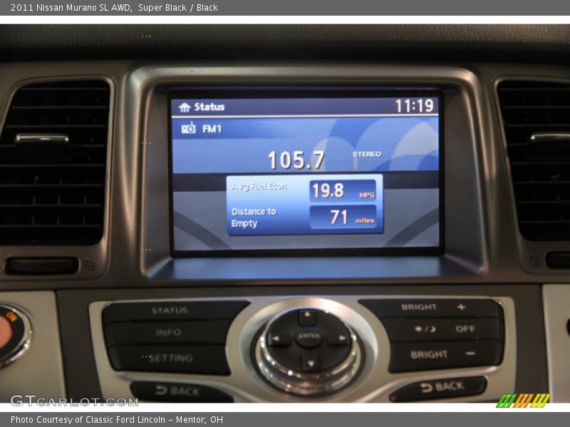 Super Black / Black 2011 Nissan Murano SL AWD