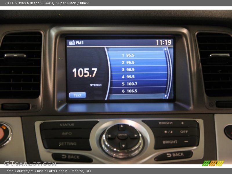Super Black / Black 2011 Nissan Murano SL AWD