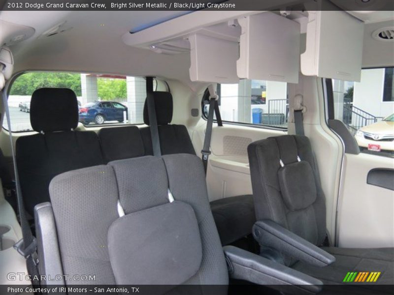Bright Silver Metallic / Black/Light Graystone 2012 Dodge Grand Caravan Crew