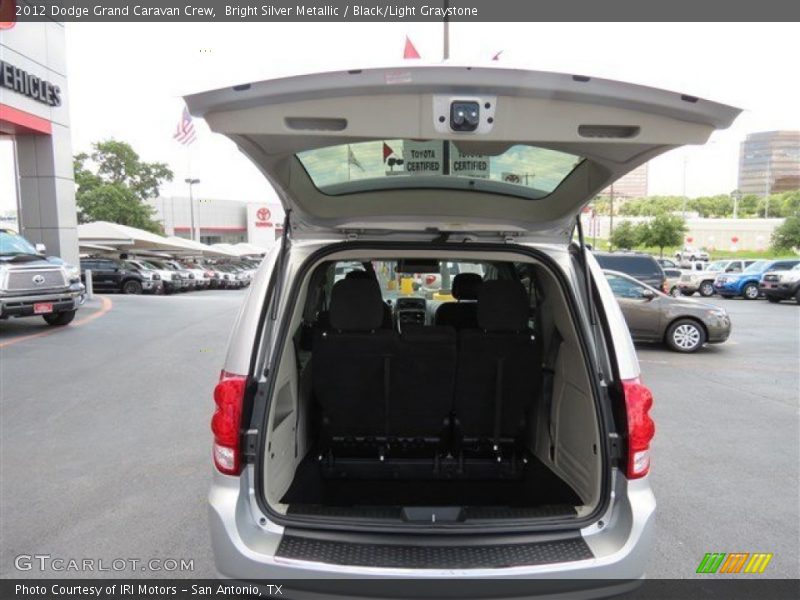 Bright Silver Metallic / Black/Light Graystone 2012 Dodge Grand Caravan Crew