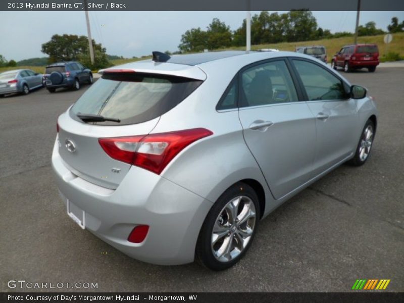 Silver / Black 2013 Hyundai Elantra GT