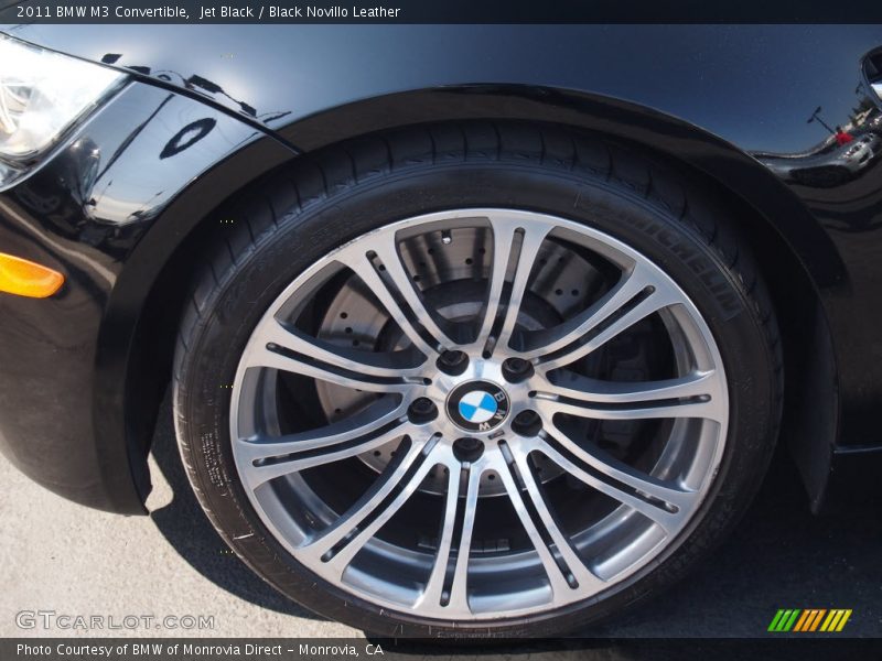 Jet Black / Black Novillo Leather 2011 BMW M3 Convertible