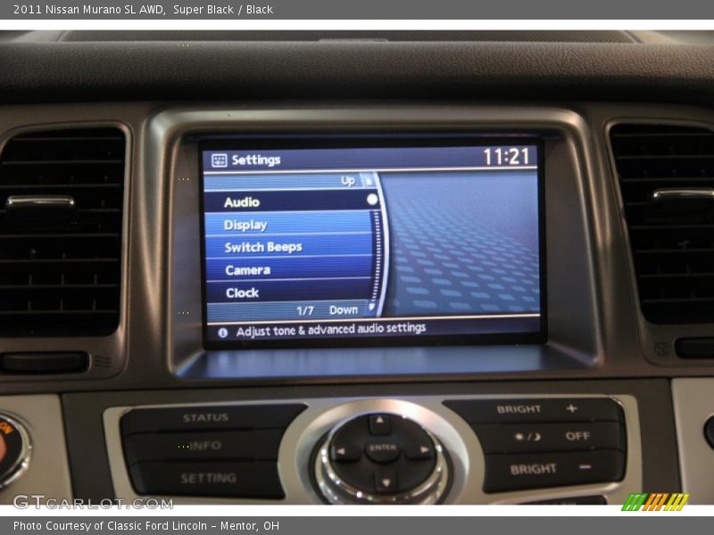 Super Black / Black 2011 Nissan Murano SL AWD