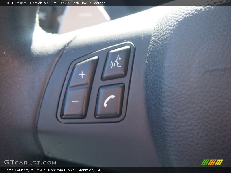 Jet Black / Black Novillo Leather 2011 BMW M3 Convertible