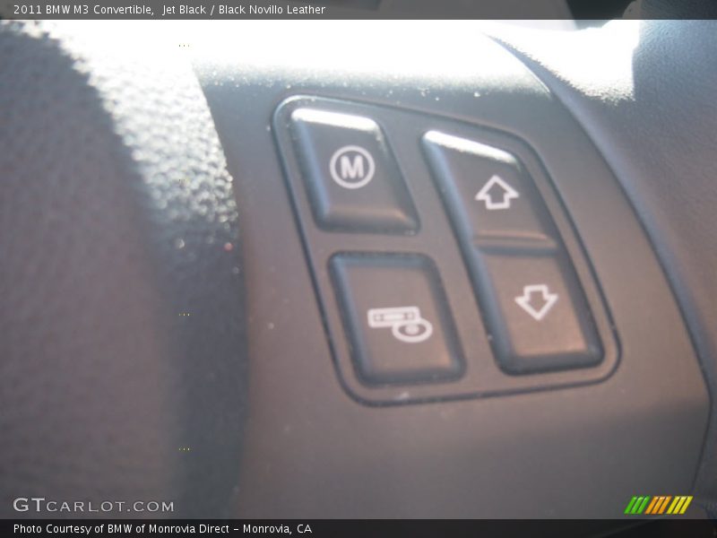 Jet Black / Black Novillo Leather 2011 BMW M3 Convertible