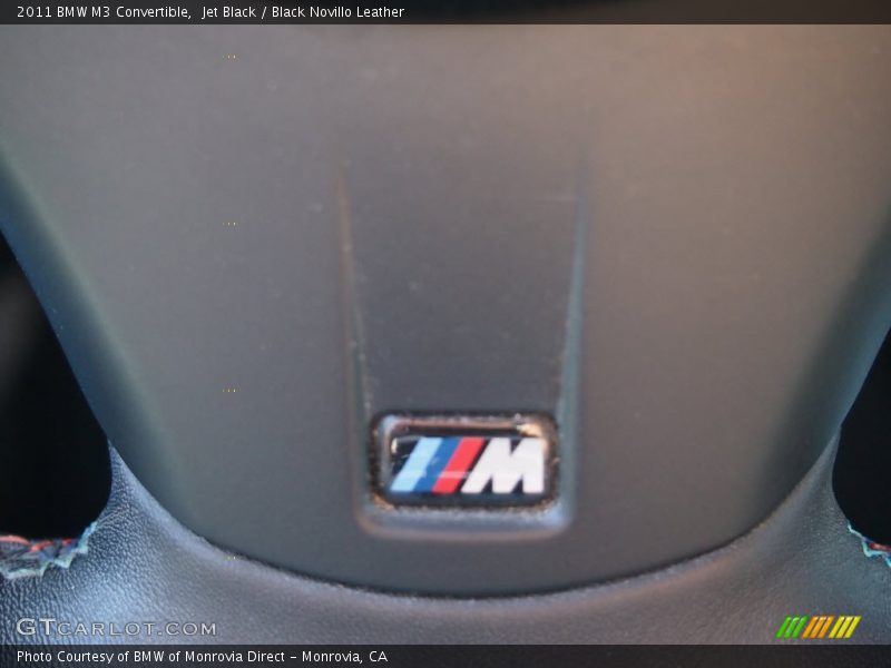 Jet Black / Black Novillo Leather 2011 BMW M3 Convertible