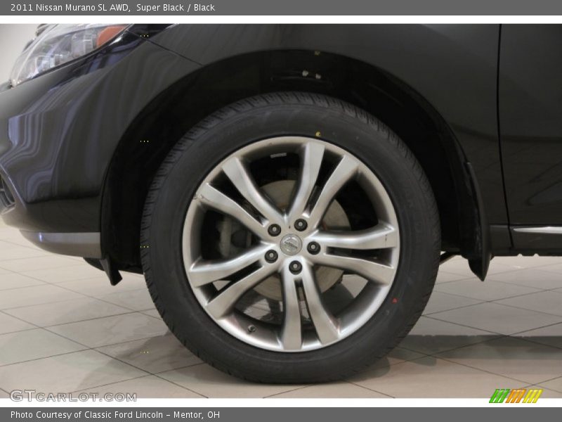 Super Black / Black 2011 Nissan Murano SL AWD