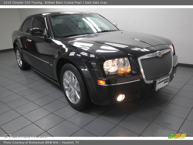 Brilliant Black Crystal Pearl / Dark Slate Gray 2010 Chrysler 300 Touring