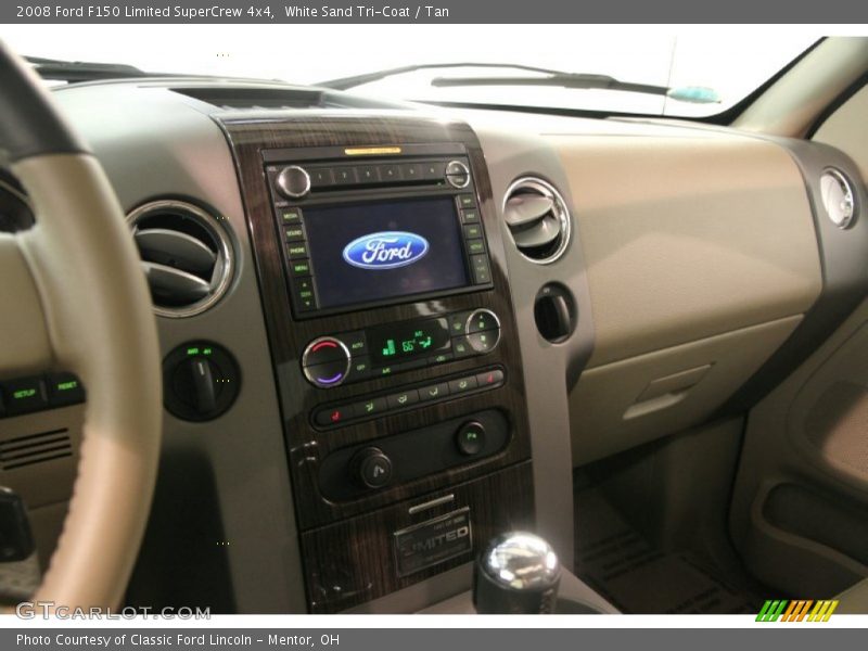 White Sand Tri-Coat / Tan 2008 Ford F150 Limited SuperCrew 4x4