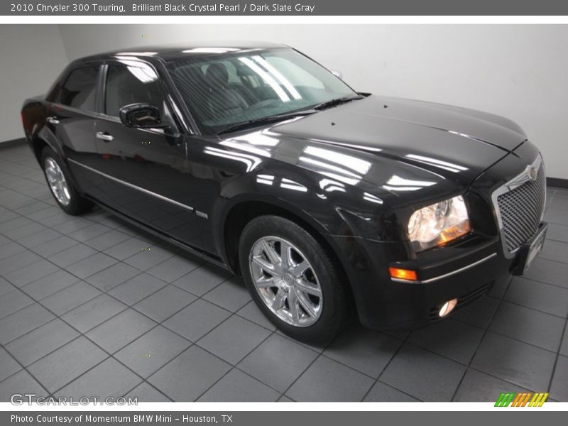 Brilliant Black Crystal Pearl / Dark Slate Gray 2010 Chrysler 300 Touring