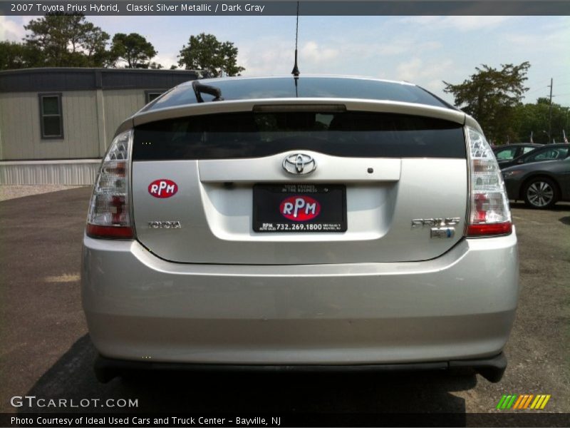Classic Silver Metallic / Dark Gray 2007 Toyota Prius Hybrid
