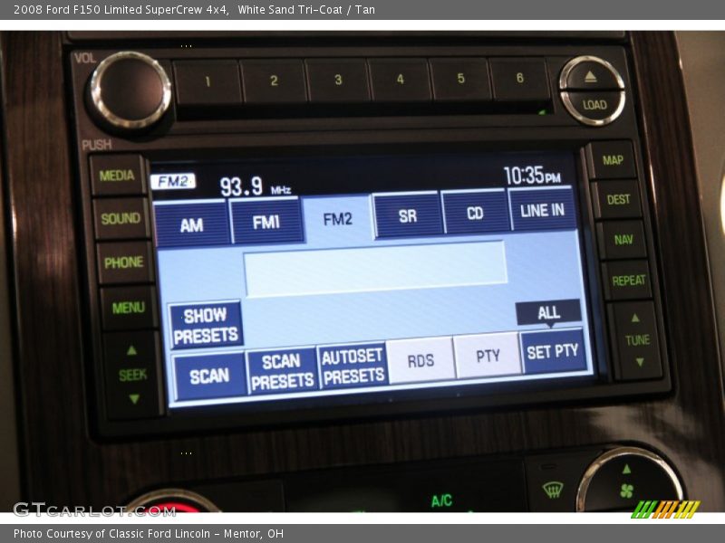 White Sand Tri-Coat / Tan 2008 Ford F150 Limited SuperCrew 4x4