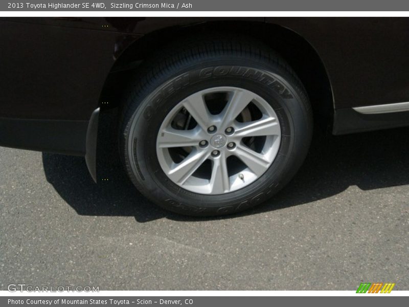 Sizzling Crimson Mica / Ash 2013 Toyota Highlander SE 4WD