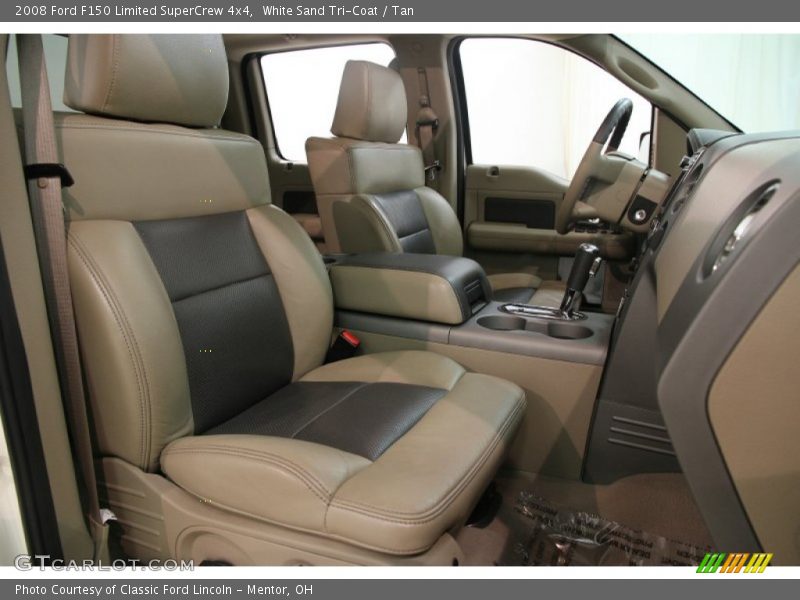 White Sand Tri-Coat / Tan 2008 Ford F150 Limited SuperCrew 4x4