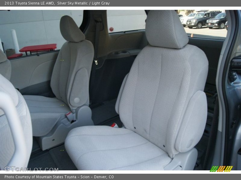 Silver Sky Metallic / Light Gray 2013 Toyota Sienna LE AWD
