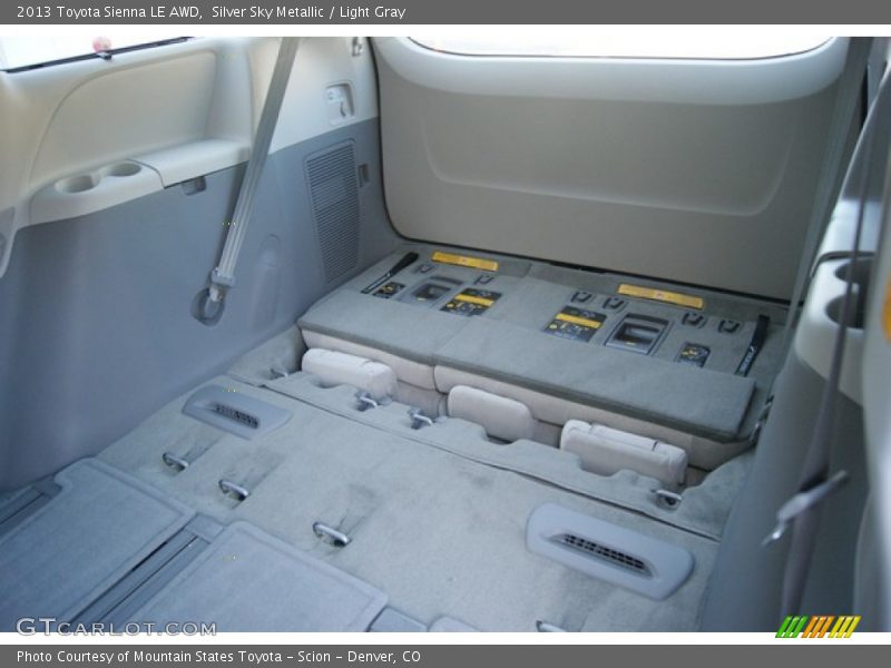 Silver Sky Metallic / Light Gray 2013 Toyota Sienna LE AWD