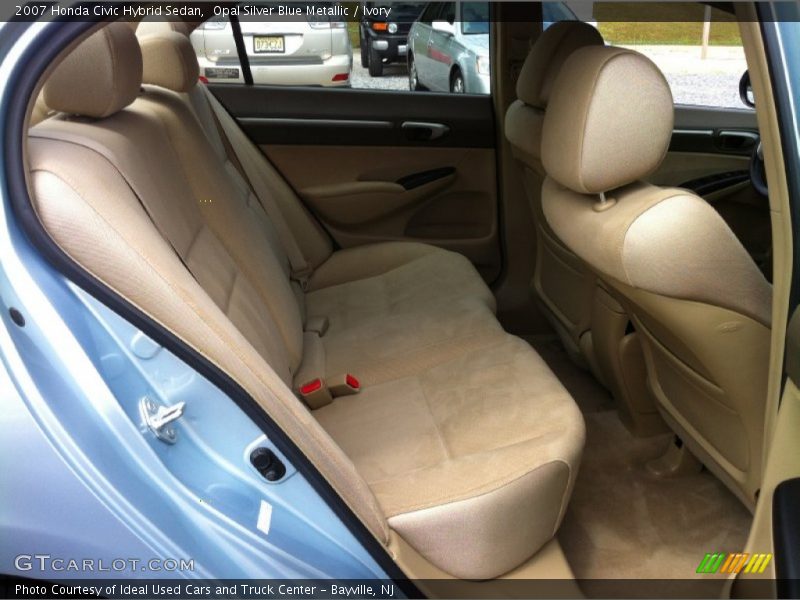 Opal Silver Blue Metallic / Ivory 2007 Honda Civic Hybrid Sedan