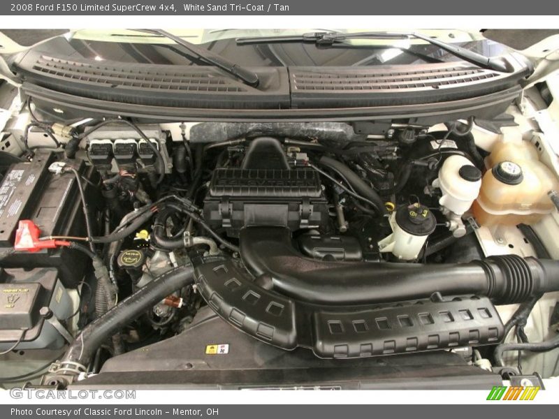White Sand Tri-Coat / Tan 2008 Ford F150 Limited SuperCrew 4x4