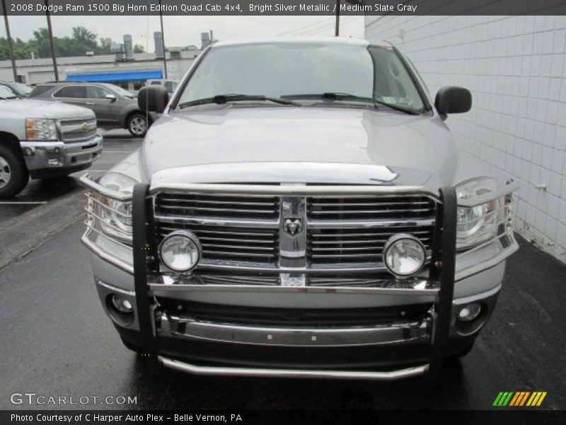 Bright Silver Metallic / Medium Slate Gray 2008 Dodge Ram 1500 Big Horn Edition Quad Cab 4x4