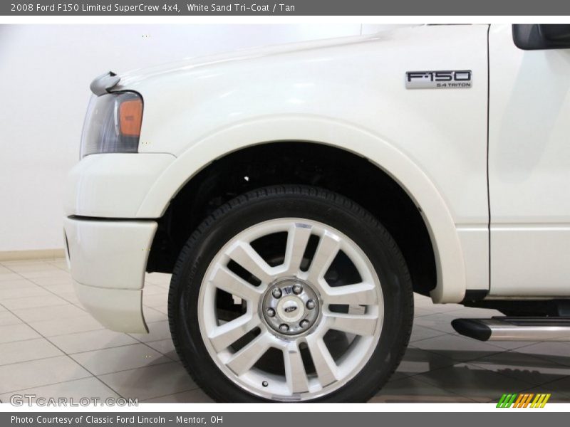 White Sand Tri-Coat / Tan 2008 Ford F150 Limited SuperCrew 4x4