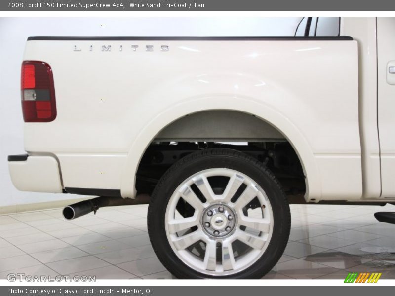 White Sand Tri-Coat / Tan 2008 Ford F150 Limited SuperCrew 4x4
